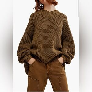 Free People Maise Oversized Sweater